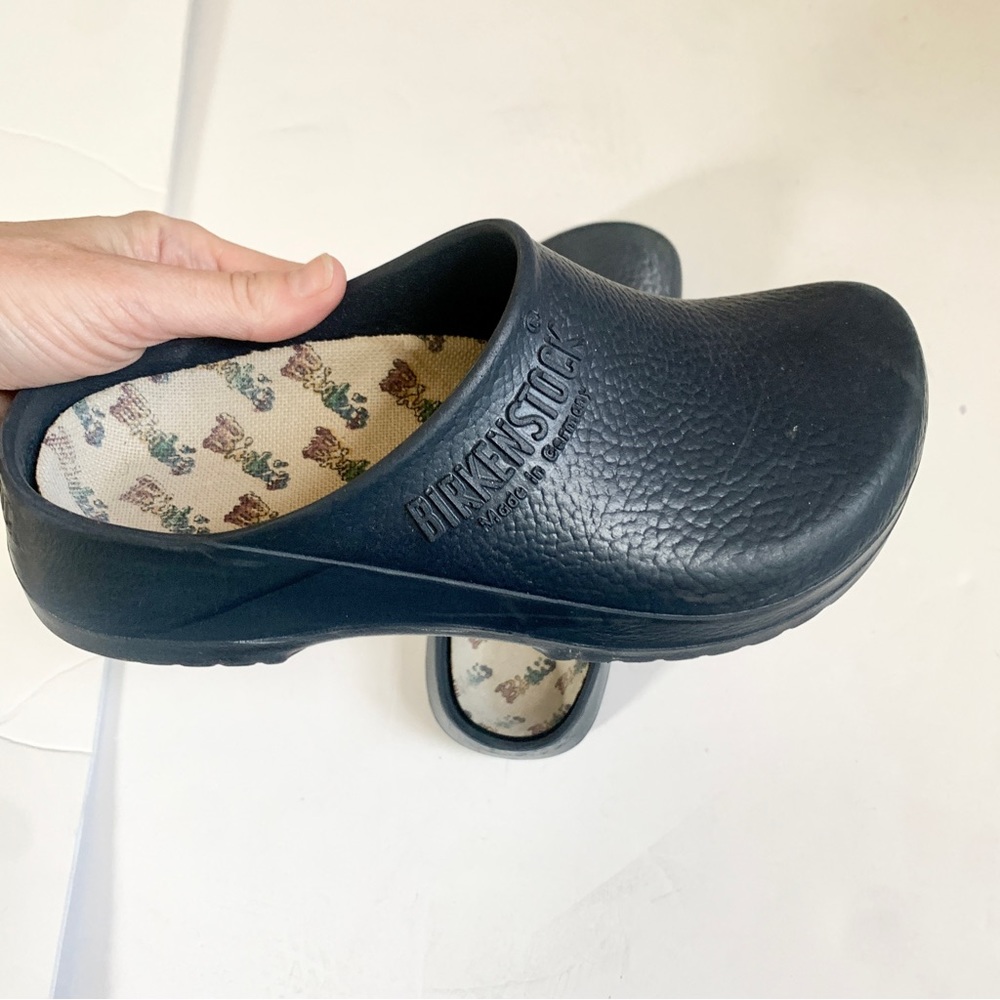 Birkenstock Navy Blue Clogs